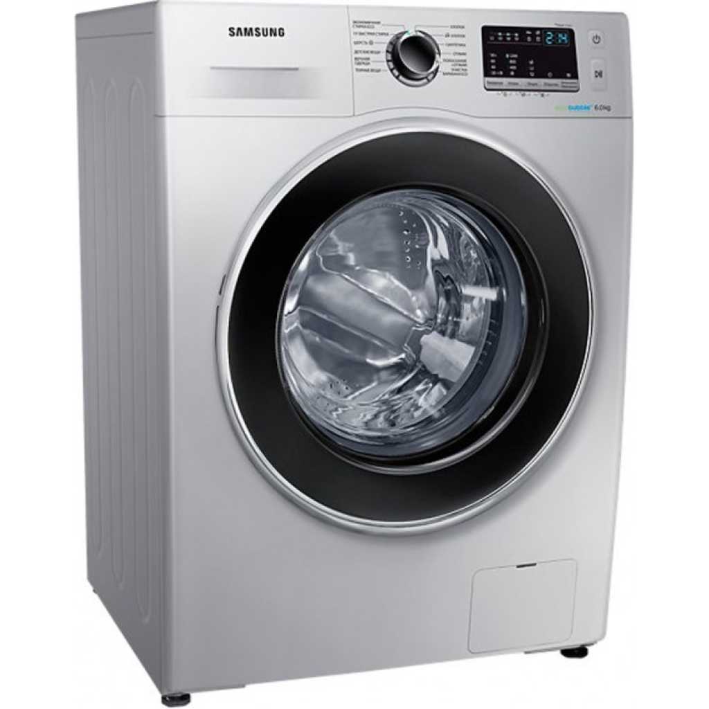 samsung ww60 j4260hs washing machine deep foam front load silver 6kg 1