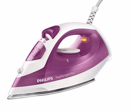 Philips Featherlight Plus Steam Iron With Non-stick Soleplate GC1426/36