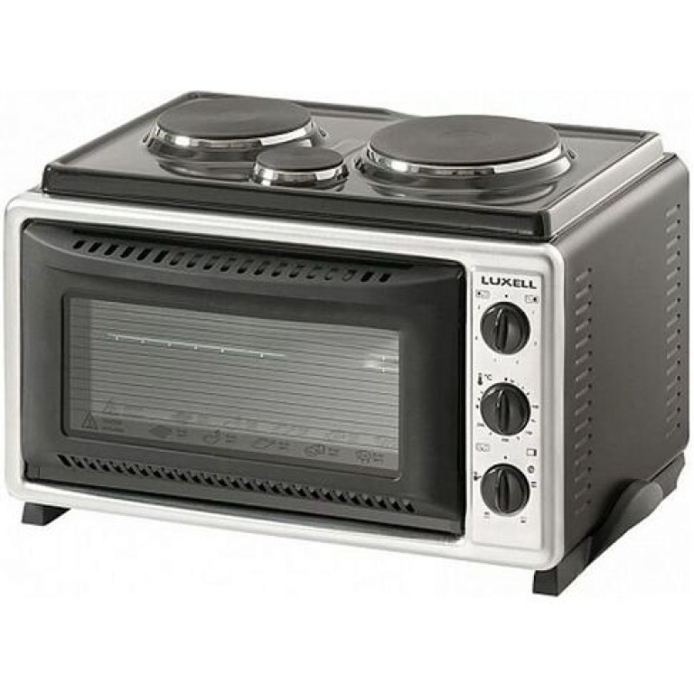 Печка духовка с конфорками. Мини-печь Luxell LX-3563. Luxell LX-3563. Плита Luxell lx7021. Электрическая мини духовка Luxell.