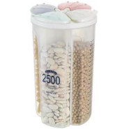 2.5/3.5/5.5KG Plastic Rice Bucket Bulk Cereals Jars Grains Storage Box Case  Food Container Spice Organizer Kitchen Accessories