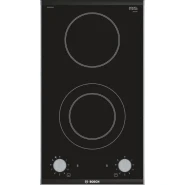 Bosch Series 2 Domino Electric Hob 30 cm Surface Mount With Frame PKF375CA1E - Black