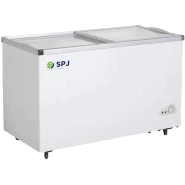 SPJ 445-Litre Chest Freezer CFFWTS-445C020, Double Door Deep Freezer - Silver