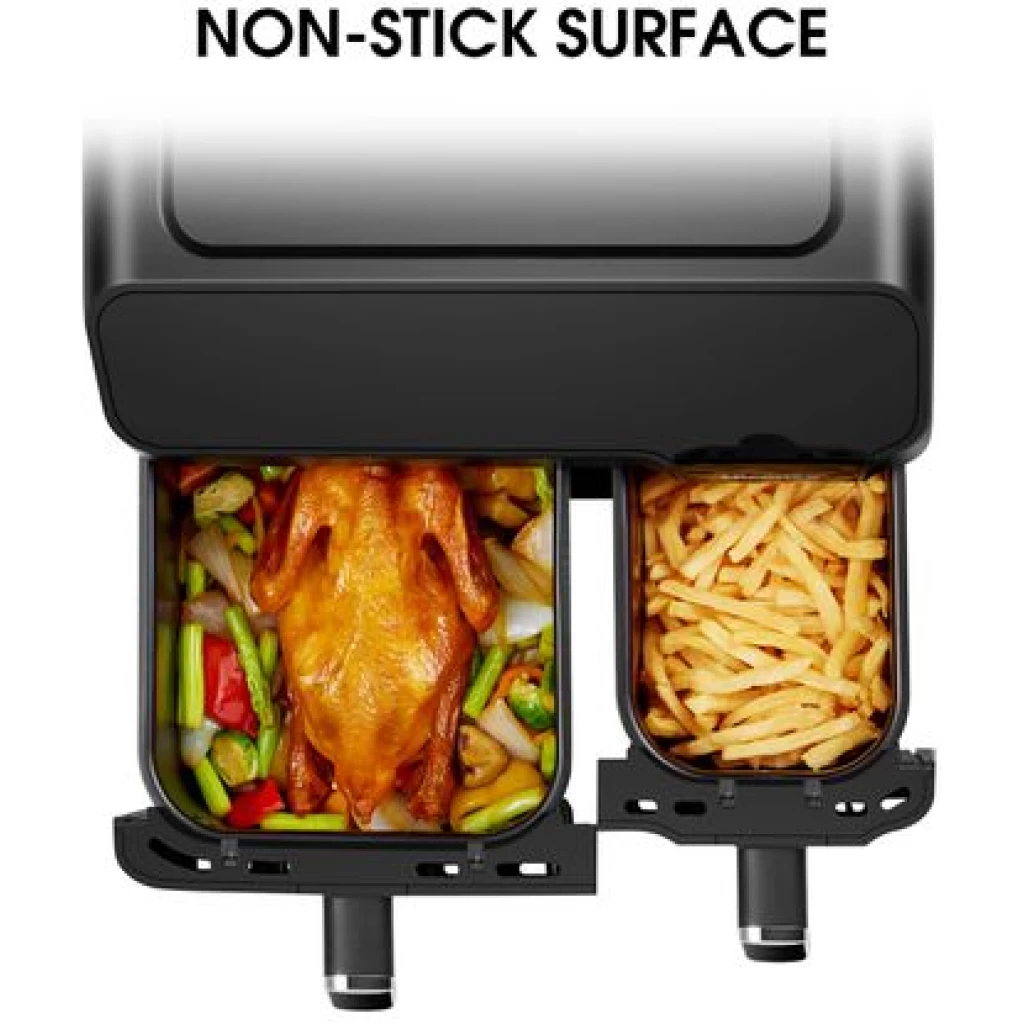 Hisense 8.8-Litre Air Fryer H09AFBK2S5; 2700W, LED Display, Overheat Protection, Auto Shutoff - Black