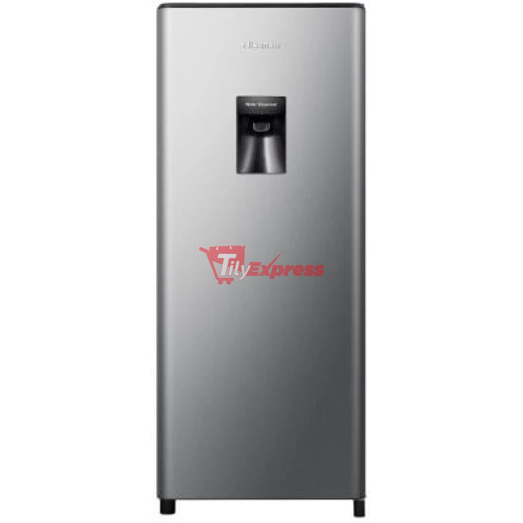 Hisense 229L Single Door Fridge RR229D4WGU; Water Dispenser, Defrost Refrigerator - Silver