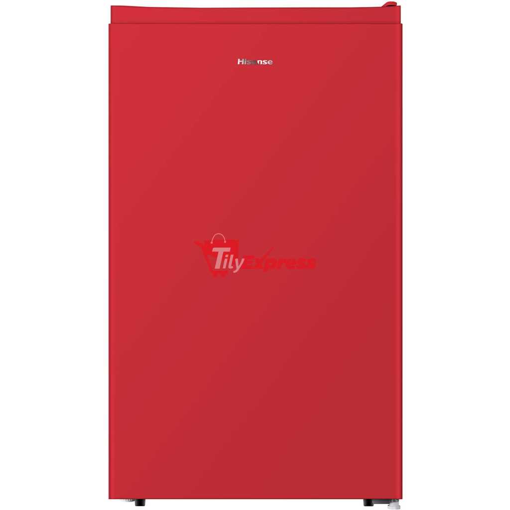 Hisense 120 L Direct-Cool Single Door Mini Refrigerator, RR120DARED Defrost Fridge - Red