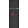 CHiQ 260 Liters Double Door Fridge, 260L - Black