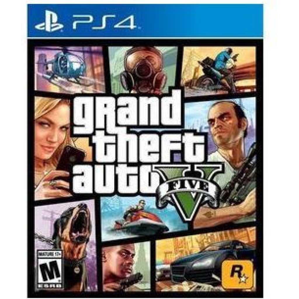 Rockstar Games GTA V Grand Theft Auto 5 PS4 PlayStation 4 -Blue