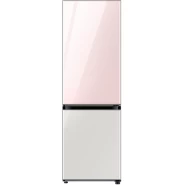 Samsung 339-Litre Fridge RB33T307058; Bespoke 2-Door Bottom Freezer Refrigerator, Pink & White