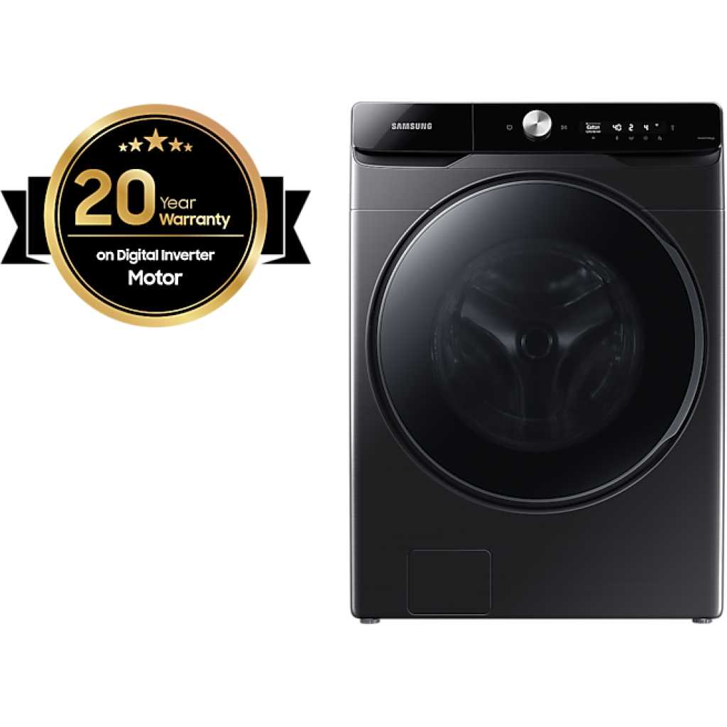 Samsung 21KG/12 kg Combo Washer & Dryer WD21T6300GV Big Capacity Wash & Dry with Eco Bubble™, AI Control, AI Wash