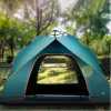 David Portable Family 1-4 Person Camping Tent - Green