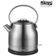 Dsp 1.7L Capacity Portable Electric Stainless Steel Kettle Power Thermostat Control Tea Pot Water Boiler -Silver