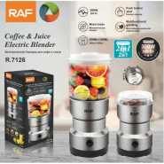 RAF 2 In 1 Stainless Steel Wet & Dry Mini Electric Spices Coffee Grinder and Smoothie Juice Blender