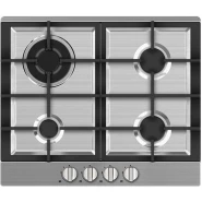 Midea 60cm Built-in Gas Hob, 4 Gas Burners, Stainless Steel